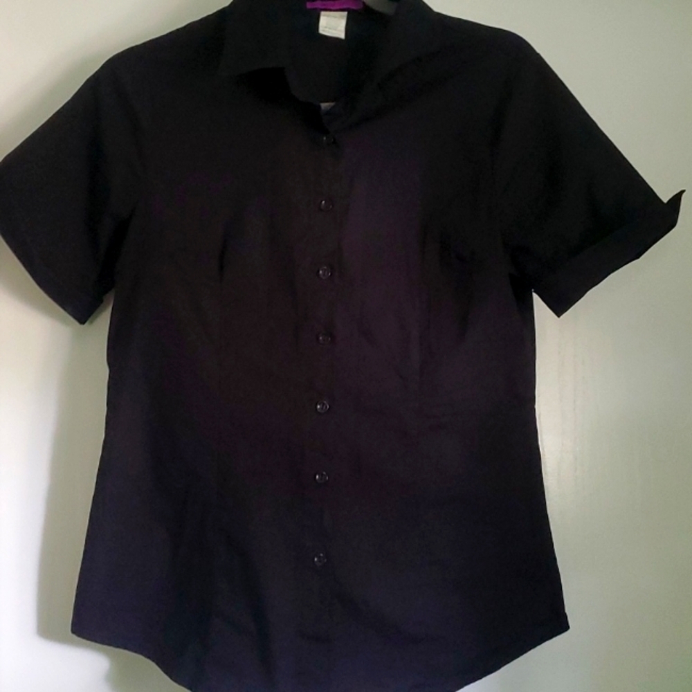 Black Button up blouse
